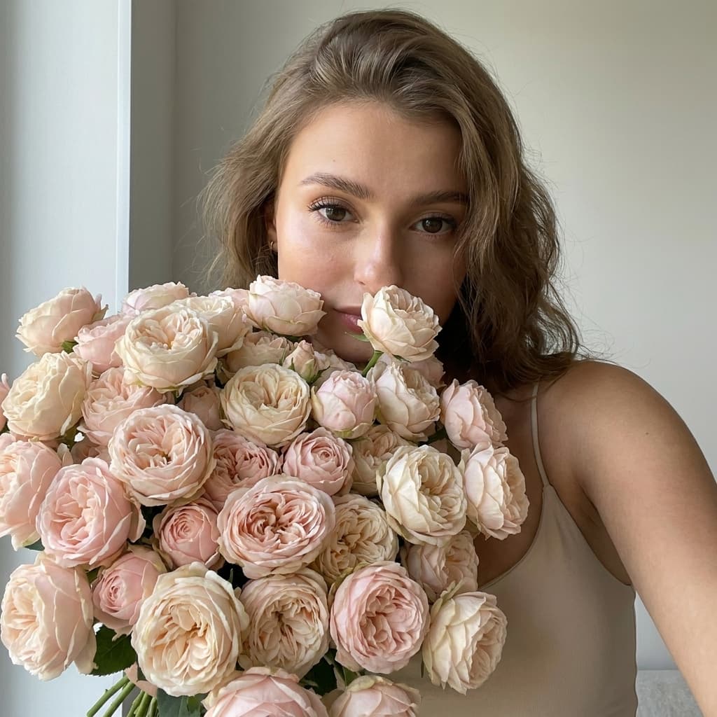 Портрет с розами