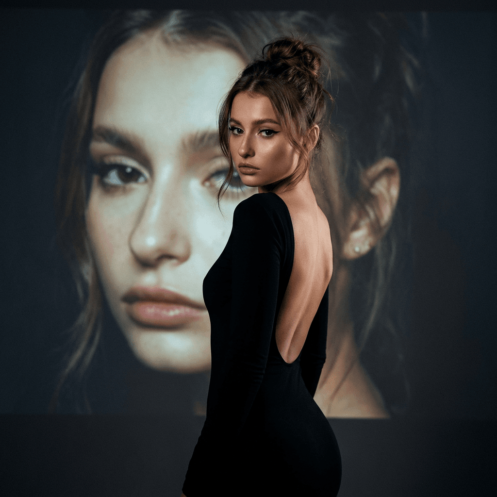 Портрет с проекцией