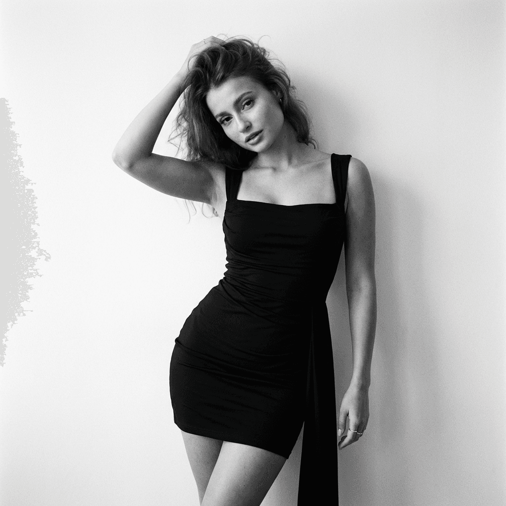 Чёрно-белая фотосессия