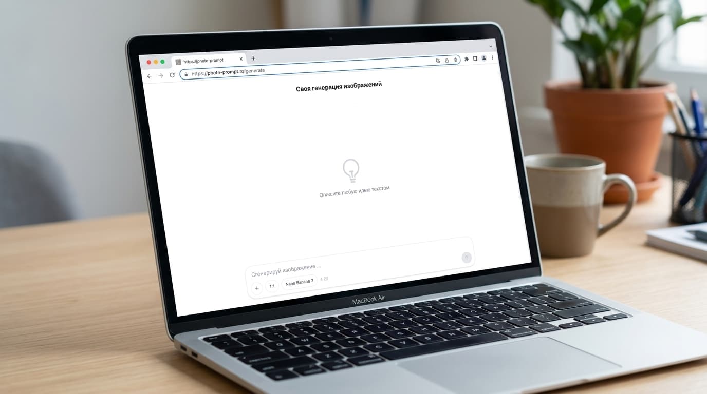 Генерация фото нейросетью без VPN: цена от 12 ₽ за фото